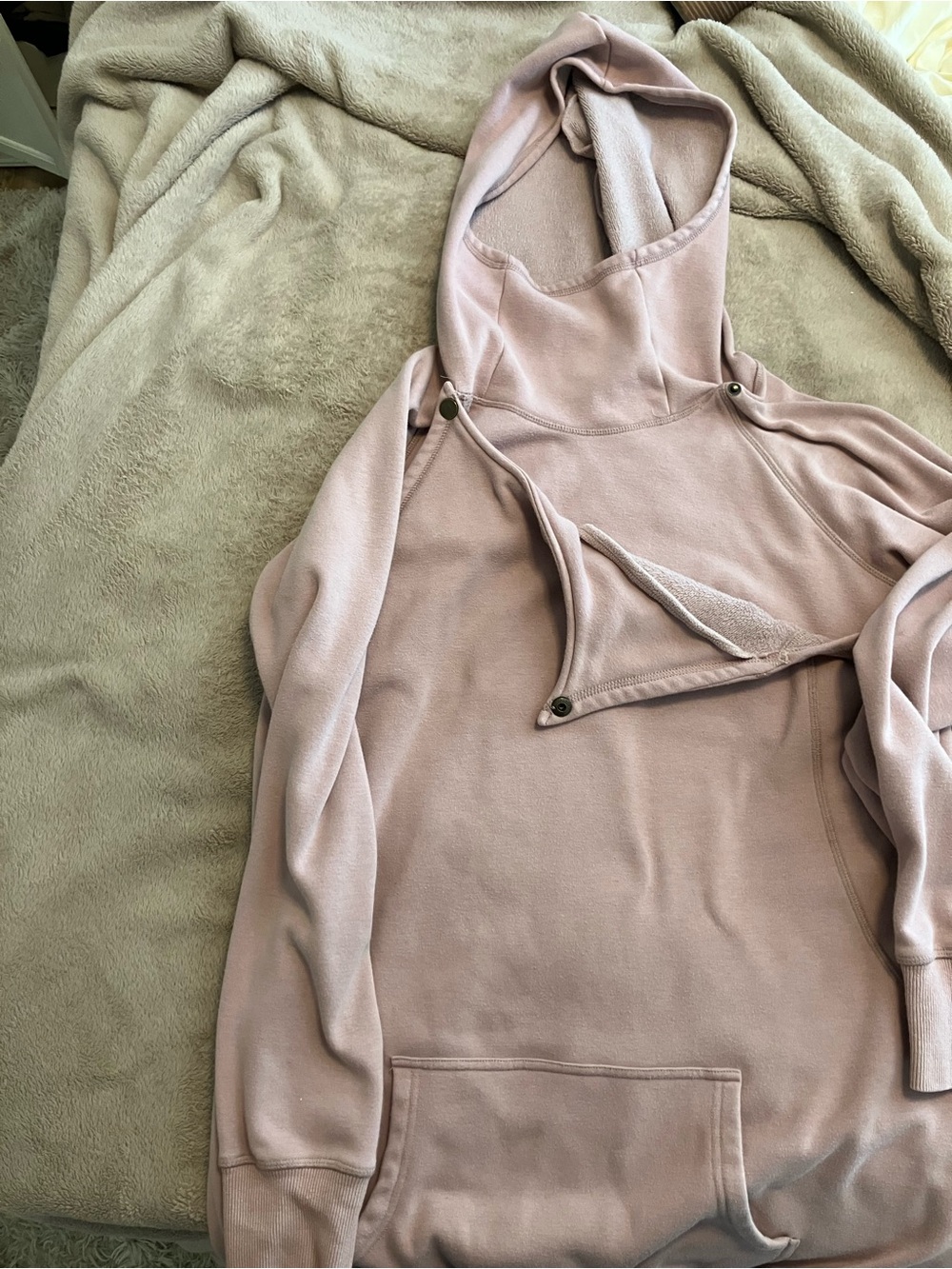 Cozy Mauve Pullover Hoodie